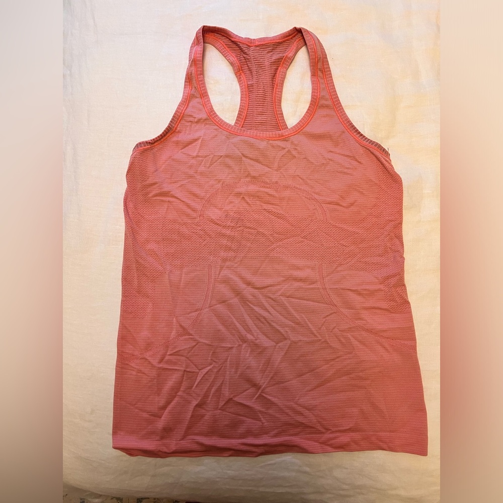 Lululemon swiftly tank in pink